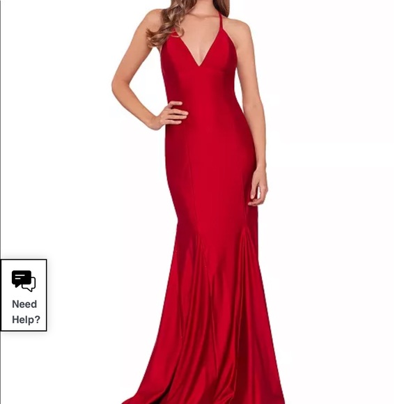 Red Prom Dress - Picture 3 of 4